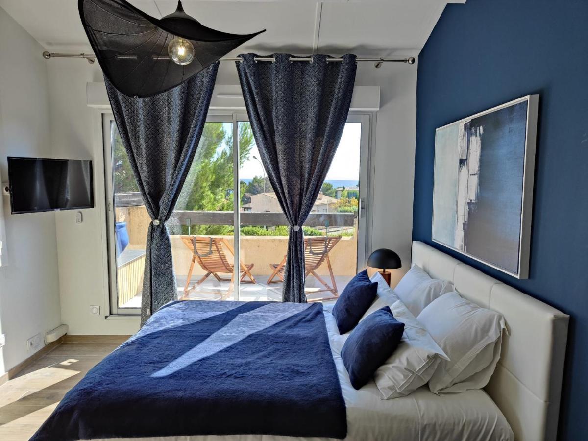 Suites Jm - Les Pins Marines - Jacuzzi & Vue Mer Bandol Exteriör bild